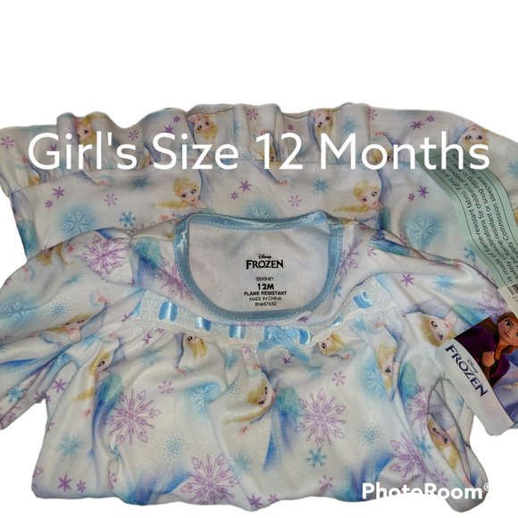 Disney Frozen Elsa Girl's Nightgown Size 12 months - Picture 3 of 3